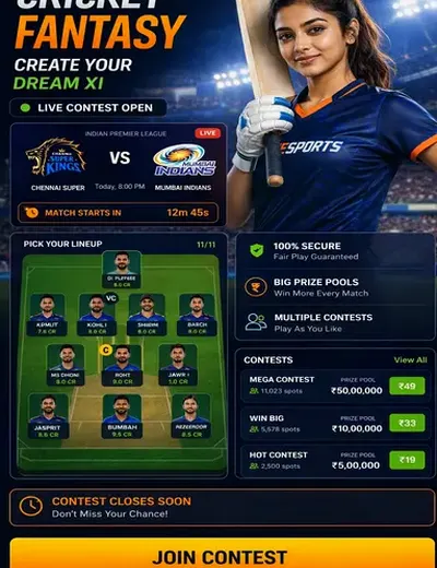 Pgpocket (pg pocket) fantasy cricket & matchday visual 3